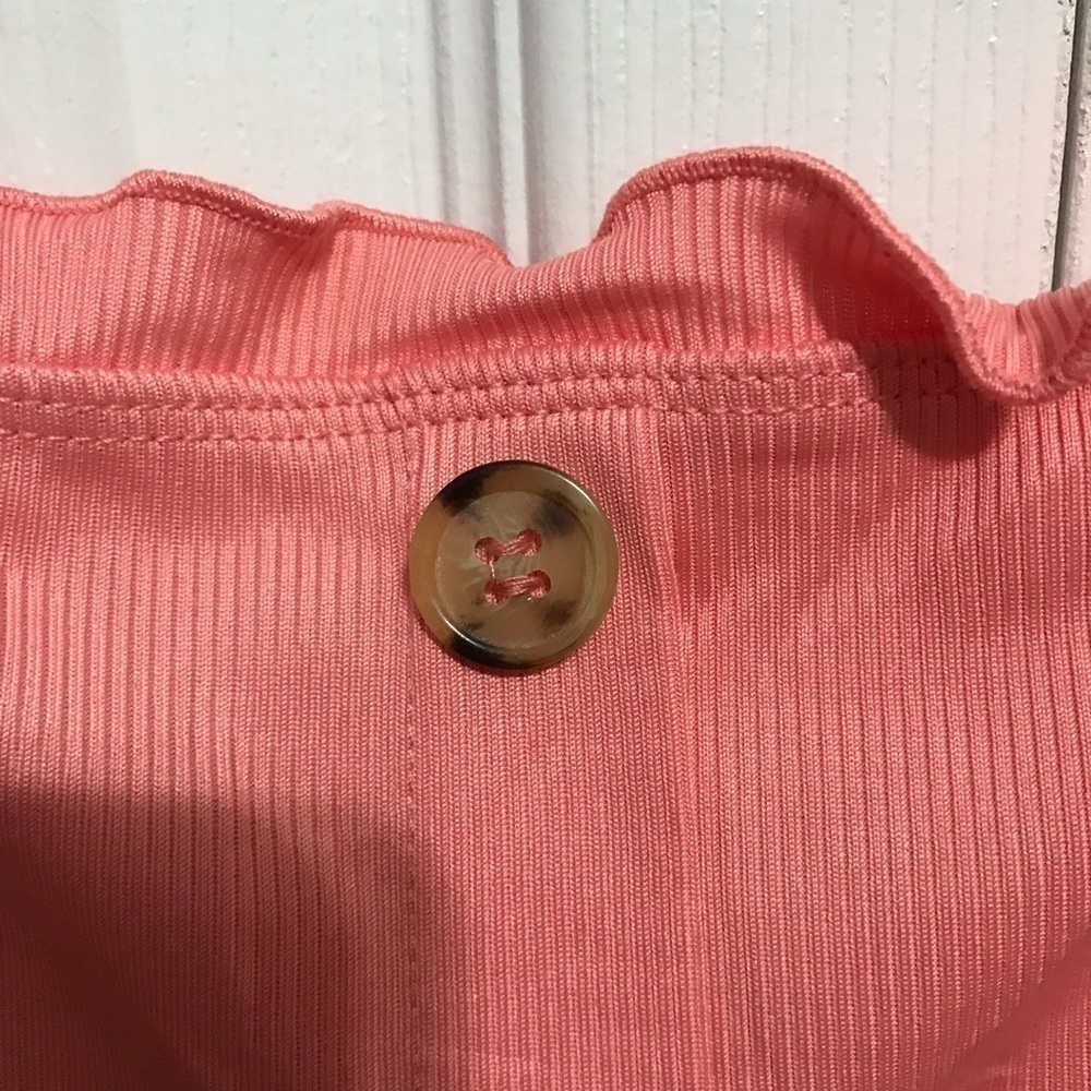 NWT Love J Baby Pink Ruffled Crop Top - Picture 3 of 9